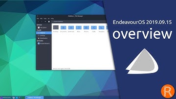 EndeavourOS 2019.09.15 overview | AN ARCH-BASED DISTRO WITH A FRIENDLY COMMUNITY IN ITS CORE.