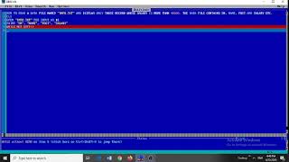 COMPUTER QBASIC FILE HANDLING IV