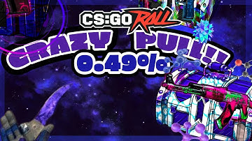 0.49% Crazy CSGO ROLL PULL!!