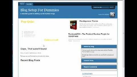 Blog Setup - Flexibility 3 Wordpress Theme Customization Part 2