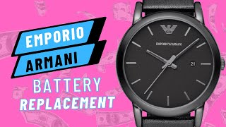 Emporio Armani Battery Replacement | Emporio Armani Watch Mens | Armani Watch Battery | DIY