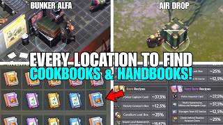 EVERY LOCATION AND CHESTS TO FIND COOKBOOK & HANDBOOKS! YOU MUST KNOW| Last Day on Earth: Survival