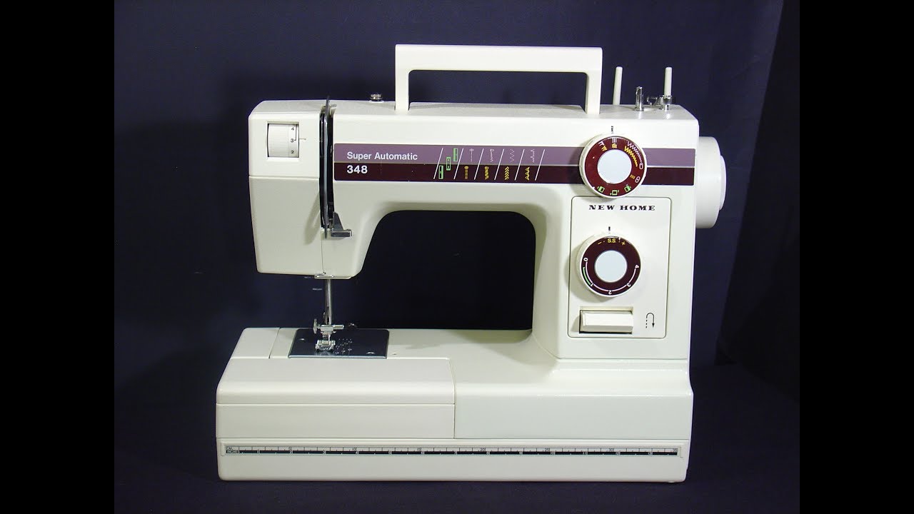 Janome New Home 348 sewing machine - YouTube