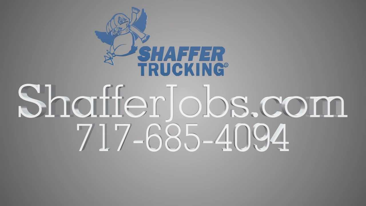 Truck Driving Jobs In PA 7176854094 Shaffer Trucking YouTube