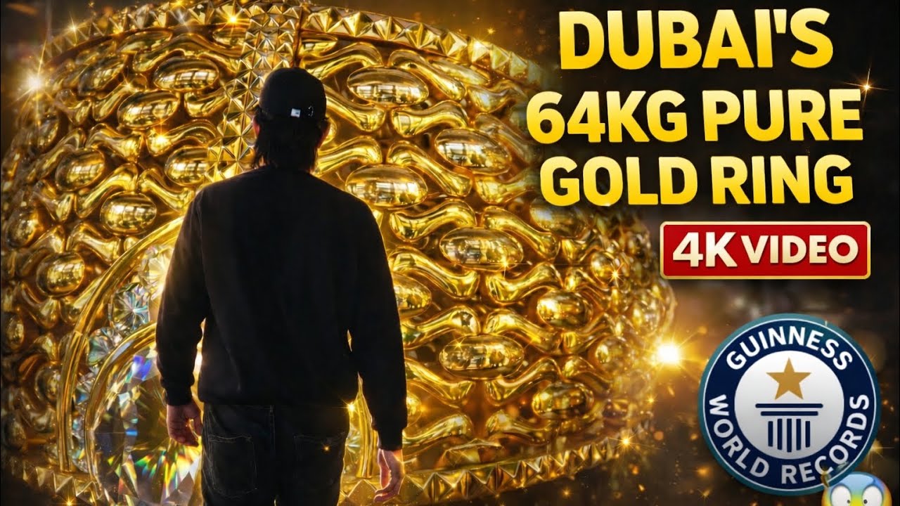 DUBAI'S 64KG PURE GOLD RING || FIRST VLOG || @IamSufiyann