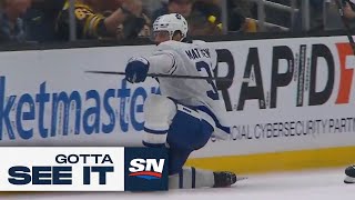 GOTTA SEE IT: Auston Matthews Gives Maple Leafs Late Lead In Game 2 With Breakaway Beauty