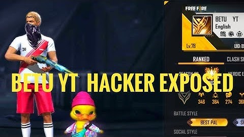 Global region top 1 player BETU YT rank push with hackers!!! exposed #SKY LORD 69#  #hacker ban