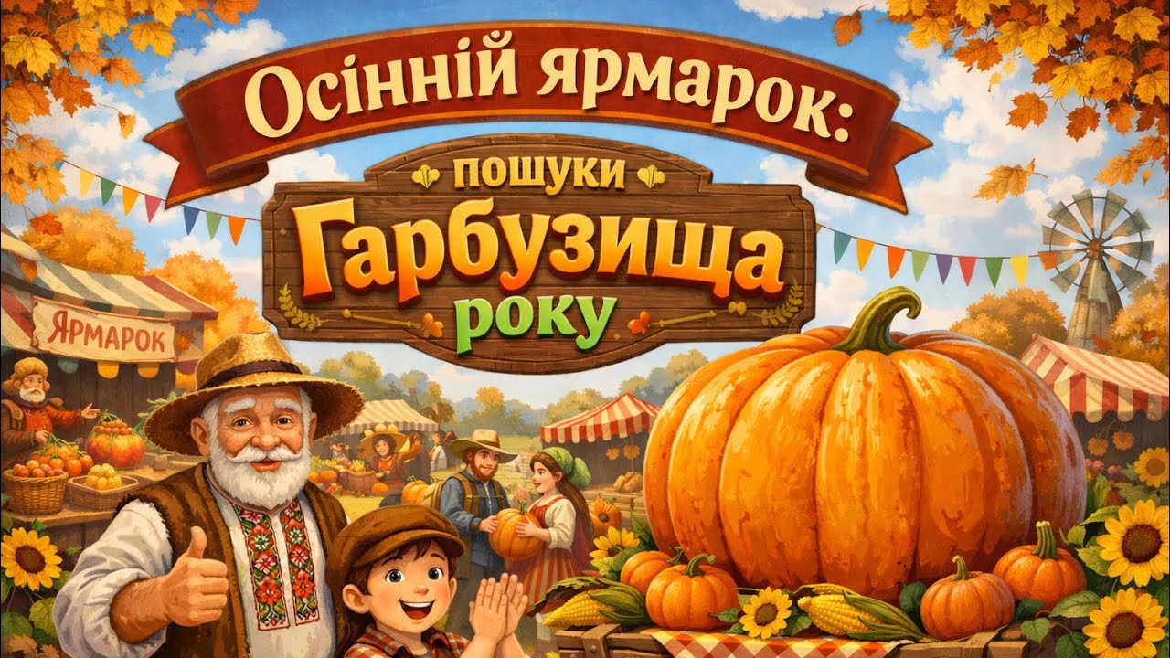 🎃✨Осінній Ярмарок 2025: пошуки Гарбузища року!🎃✨