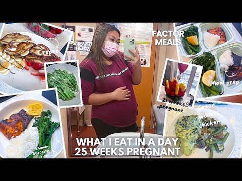 What I Eat In A Day 25 Weeks Pregnant | Er Visit Sick With Flu A