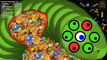 Worms Zone © Epic Skill vs Gain Best Trolling Kill Top 1 Slither Snake Never Stop Running Play