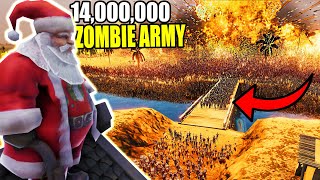 Can SANTA'S ARMY Hold Bridge Defense VS 14,000,000 ZOMBIE INVASION?! - UEBS 2: New Christmas Mod screenshot 5