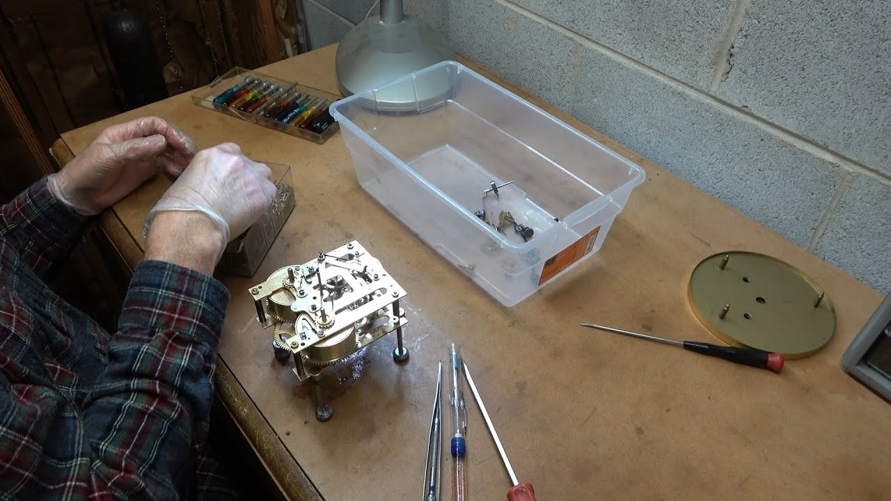 Assembly of a German Wall Clock