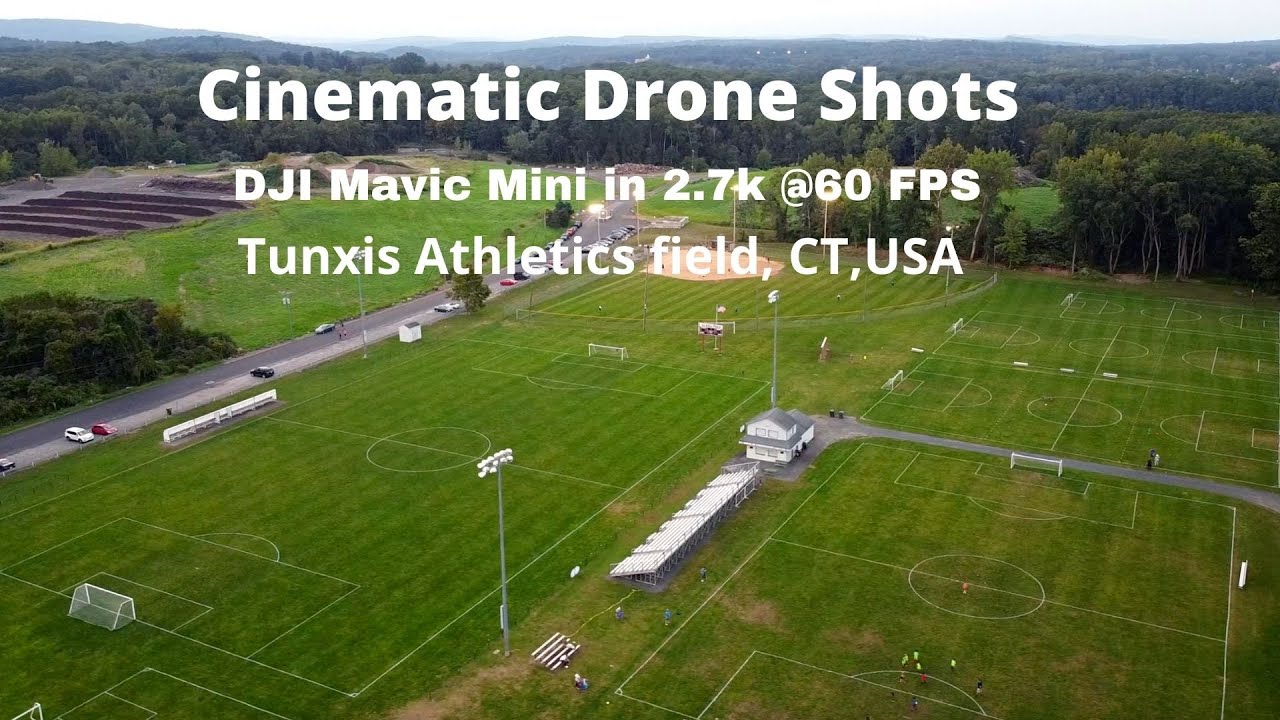 Cinematic Drone Shots DJI MavicMini Tunxis mead Athletic field, CT