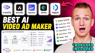 Best AI Video Ad Maker 2026 Creatify, Arcads, Topview AI, Zeely ($7280 In Bonuses + Discounts)