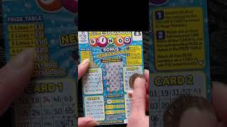 Winning Ticket 300,000 Bingo Scratch Card