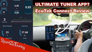 EcuTek Connect OBD-II Reader Bluetooth App REVIEW + ideal phone/tablet dash mount in a 370z Nismo screenshot 2