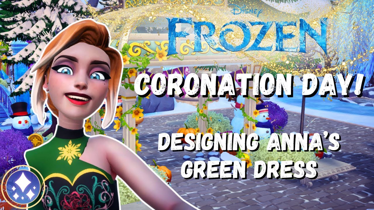 green emerald velvet dress Queen Frozen 2 Gown Anna Coronation Dark Green Outfit Cosplay Costume –  TrendsinCosplay main image 1