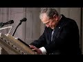 George W. Bush breaks down during eulogy: 'The best dad a son or daughter could ask for'