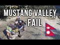 35. MUSTANG VALLEY on a sports bike - FAILED attempt - Nepal | Round the World on a Fireblade