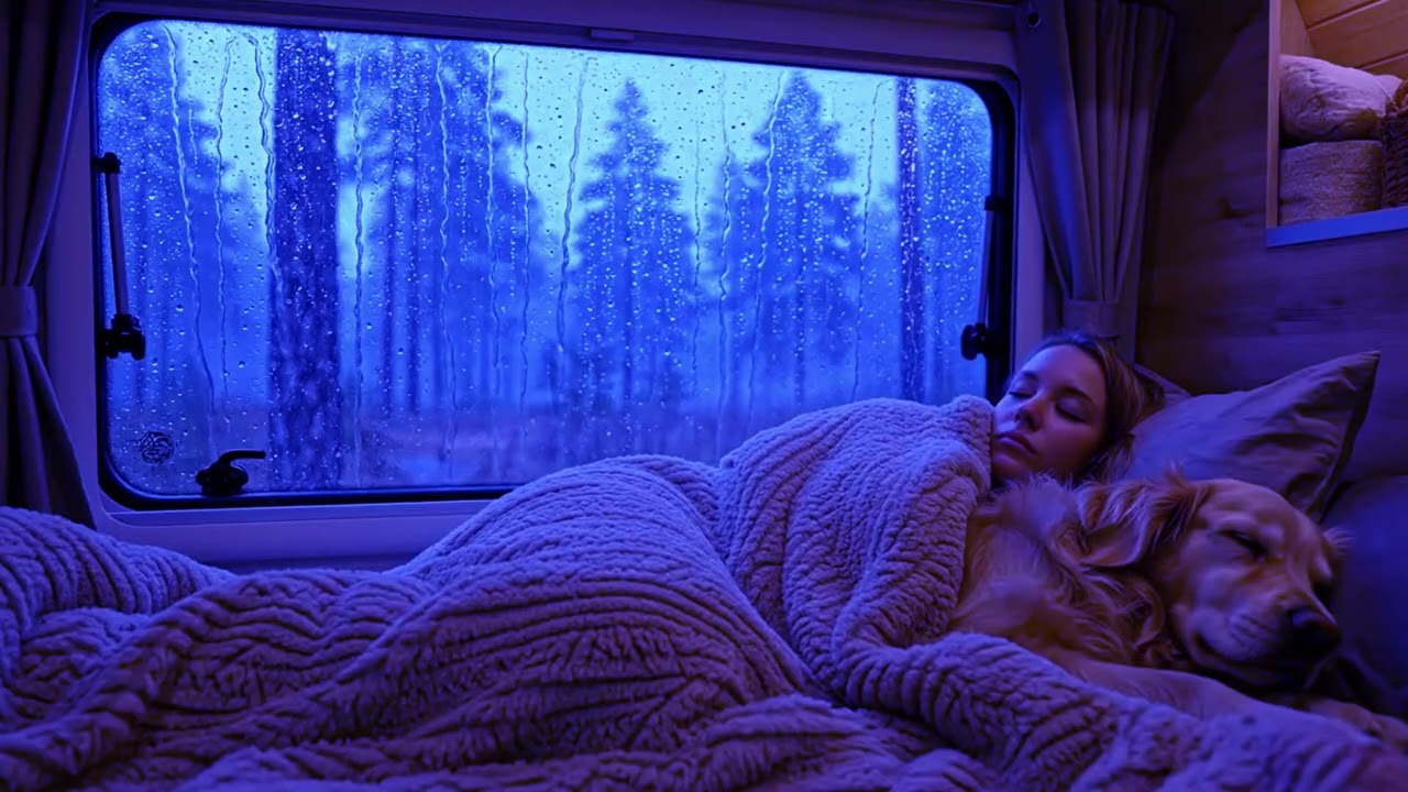 Thunderstorm Sounds with Heavy Rain for Relaxing the Body and Mind