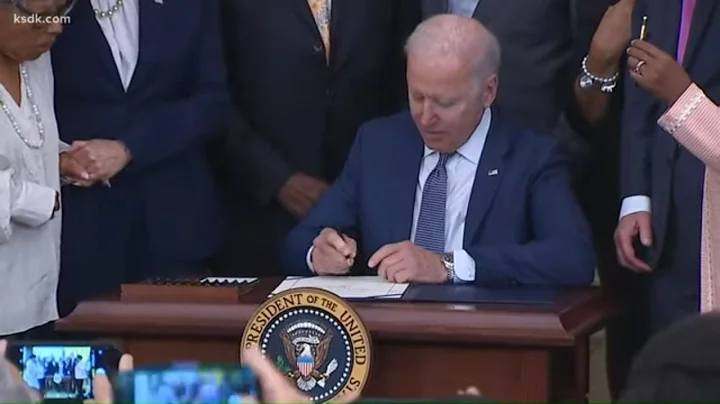 Juneteenth officially a federal holiday as Biden signs bill into law