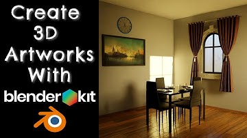 Creating 3D Environments For Free And Easily With BlenderKit Addon