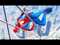 SPIDERMAN CRAZY JUMPS FALLS GTA 5 Spider Man Fails 77