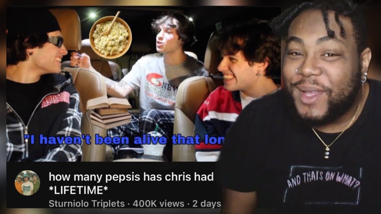 Watching the Sturniolo Triplets how many pepsis has chris had *LIFETIME* | JOEY SINGS REACTS