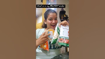 what is in my BLINKIT order? #youtubeshorts #blinkit #haul