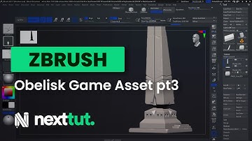 ZBRUSH TUTORIAL | Obelisk Game Asset Part 3