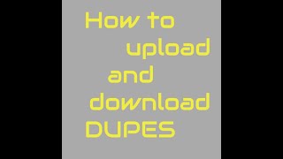 How to upload and download dupes on garry's mod - quick tutorial