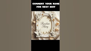 Frame name editing||#ytshorts#imagecreation#meta#ai#frame#nameart