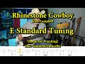 Rhinestone cowboy  glen campbell bass cover with tabs