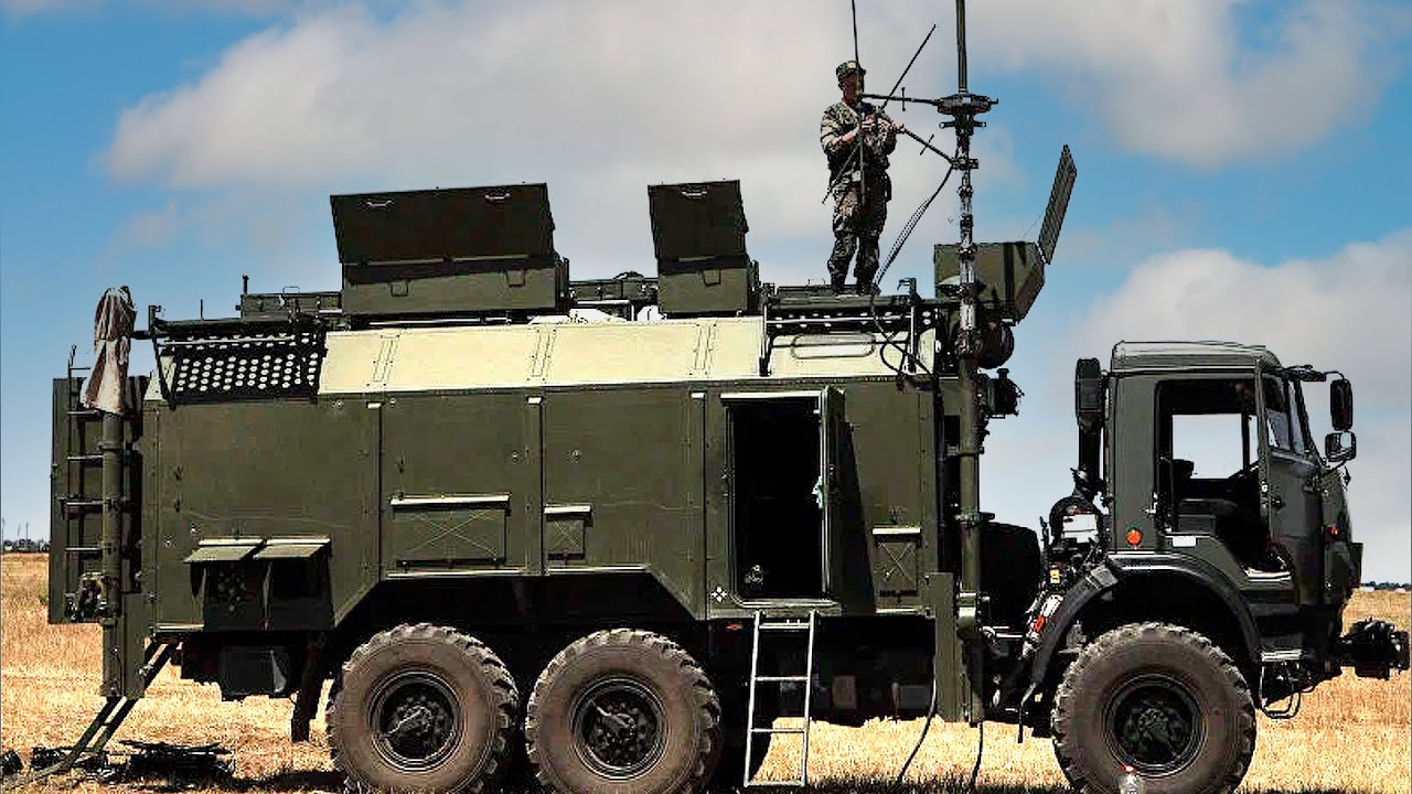 Подавление дронов комплексом РЭБ Тирада 2С России - YouTube