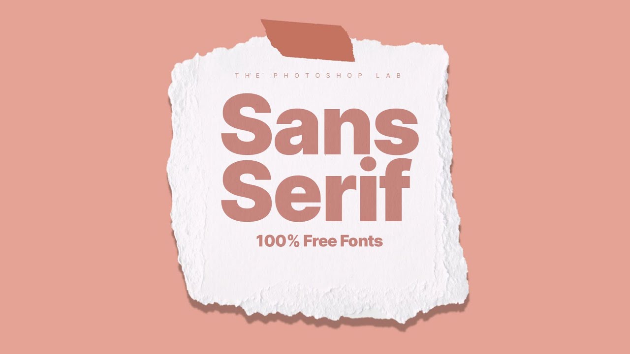 7 Free Sans Serif Fonts for Graphic Designing [100% Free] - YouTube