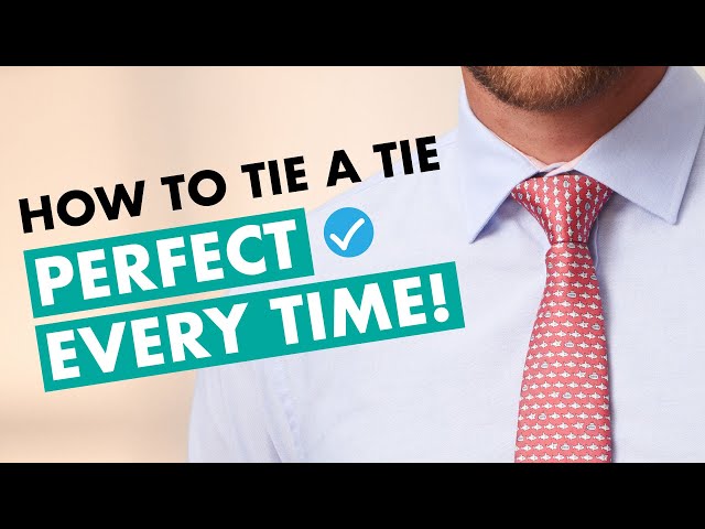 How to tie a tie EASY WAY (Slowly & Mirrored) Windsor knot 