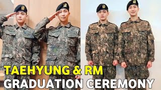 Bts Taehyung And Rm Military Graduation Ceremony Bts V Instagram Update 240116