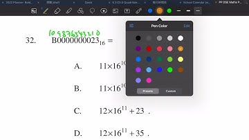 HKDSE Practice Paper 2 Q32 Hex