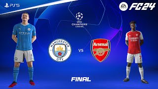 FIFA 24 - Manchester City vs Arsenal | UEFA Champions League Final | PS5™ [4K60]