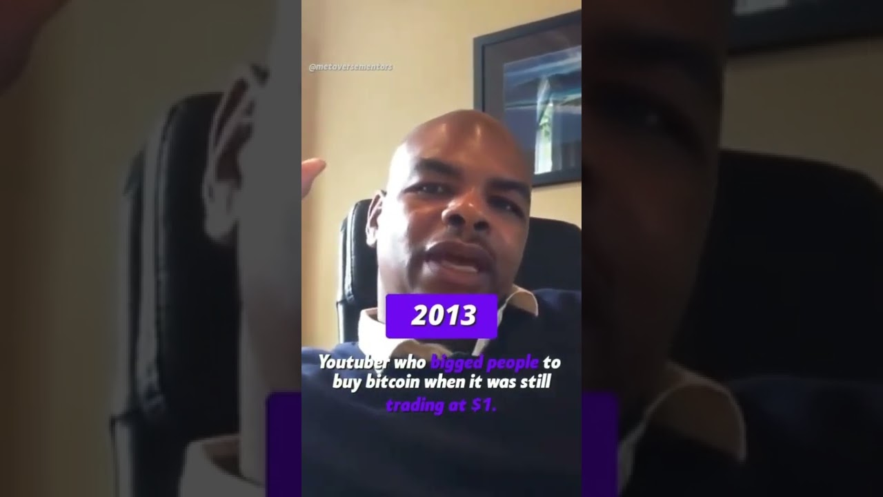 Youtuber who begged people to buy bitcoin in 2013 when it was merely 1$ is name is 