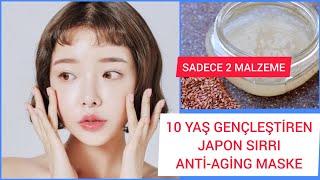 10 YAŞ GENÇLEŞTİREN JAPON MUCİZESİ SADECE 2 MALZEME