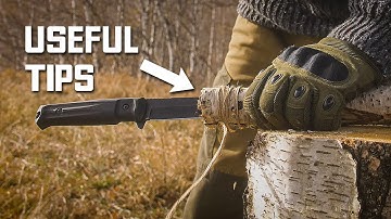 Survival alone in the wild and Bushcraft hacks