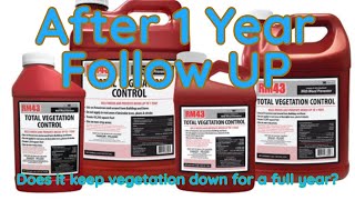 RM43 - KILL weeds for 1 YEAR - Follow UP Review - Actual areas sprayed one year later