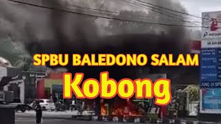 SPBU baledono salam terb4k4r sebagian