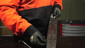 ECC1 - Guide bar maintenance (European Chainsaw Certificate)