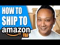 How to send your first product to amazon fba 2024  create a shipping plan