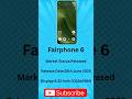 New release Mobile/Smartphone Fairphone 6 #midrangephone2025 #snapdragon7sgen3 #android15