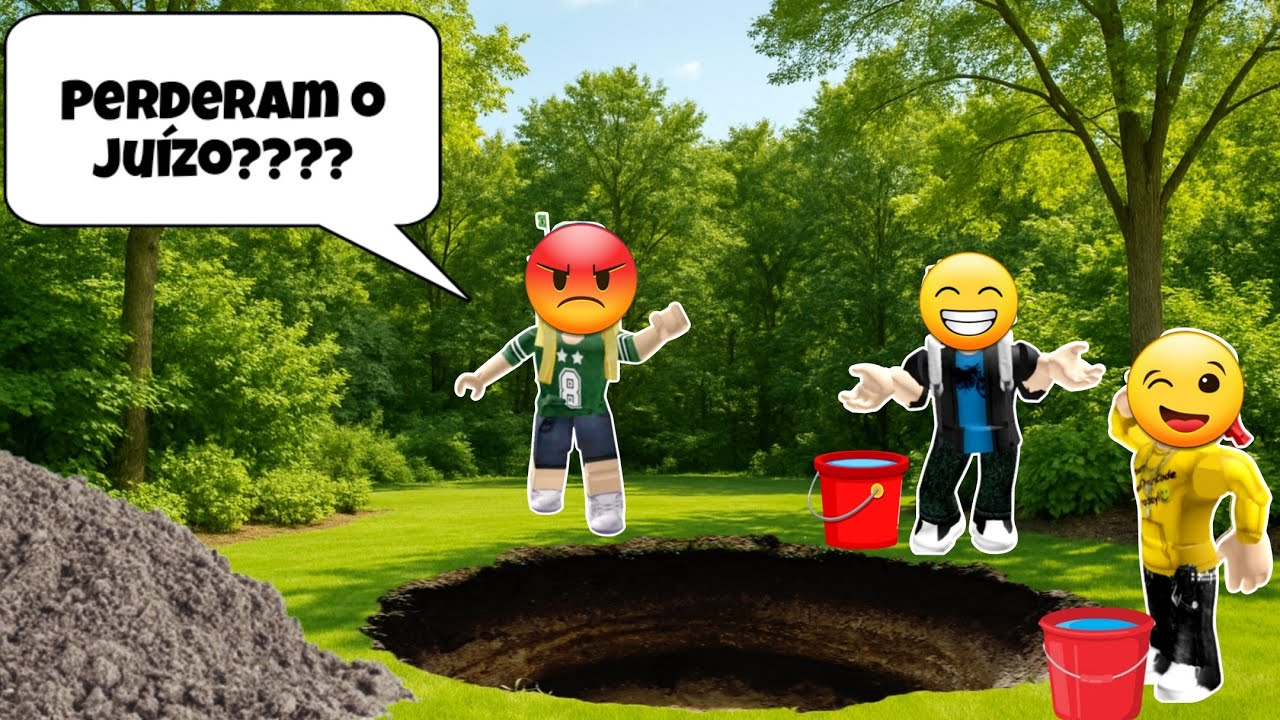 História Roblox - Os Meninos Que Fizeram Uma Piscina No Quintal De Casa!