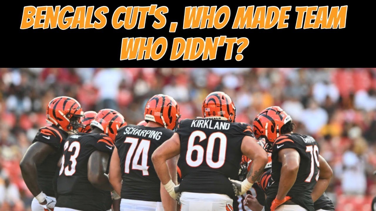 Bengals cut down day YouTube Bengals cut down day YouTube