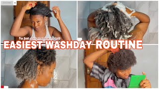 I TRIED OUT @thechicnatural  EASIEST WASHDAY ROUTINE *I’m impressed * naturalhair africanhair